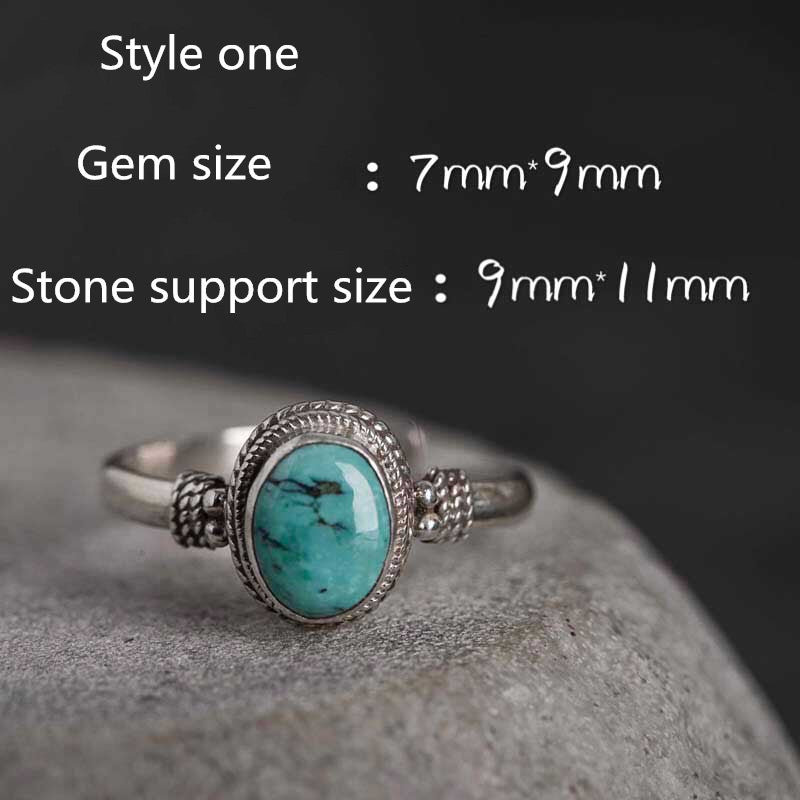 Silver inlaid with turquoise ring