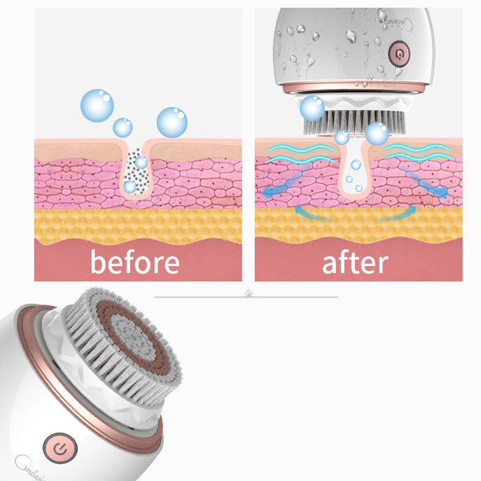 Acoustic Vibration Facial Cleansing Brush