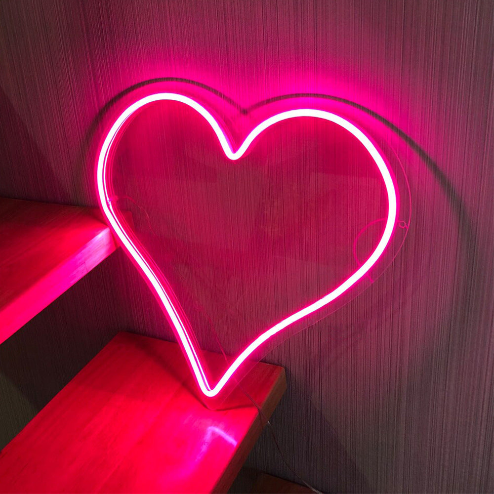 The Love Shape Neon Lamp