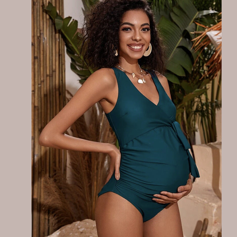 One Piece Pregnant Swimsuit