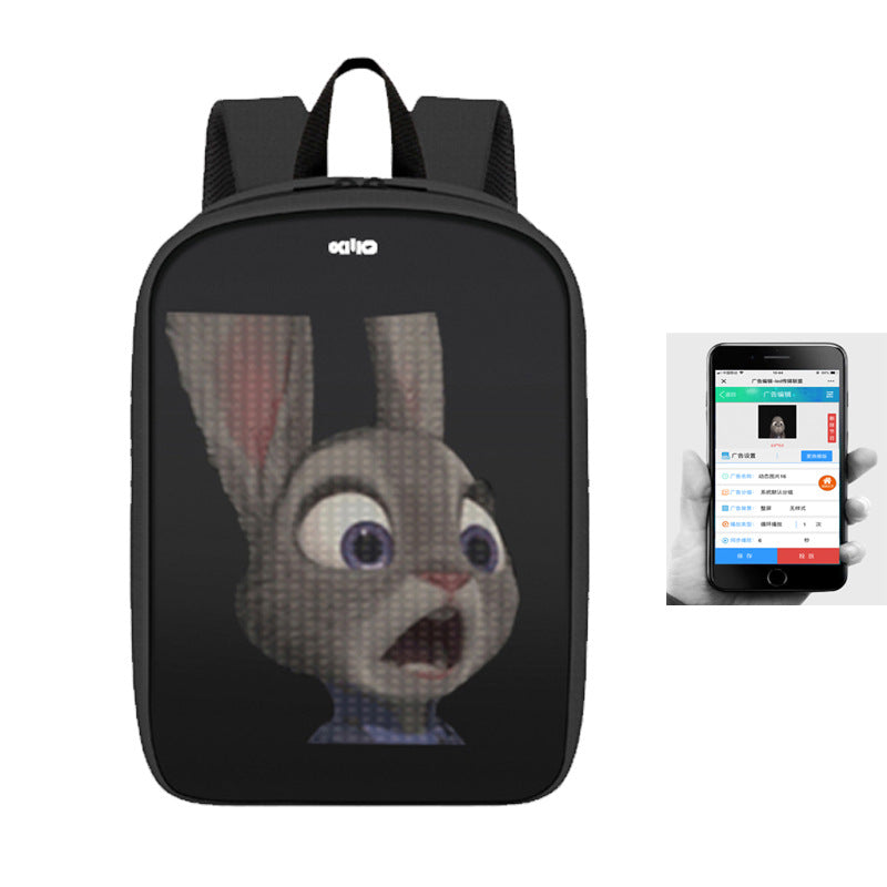 Three generations LED backpack