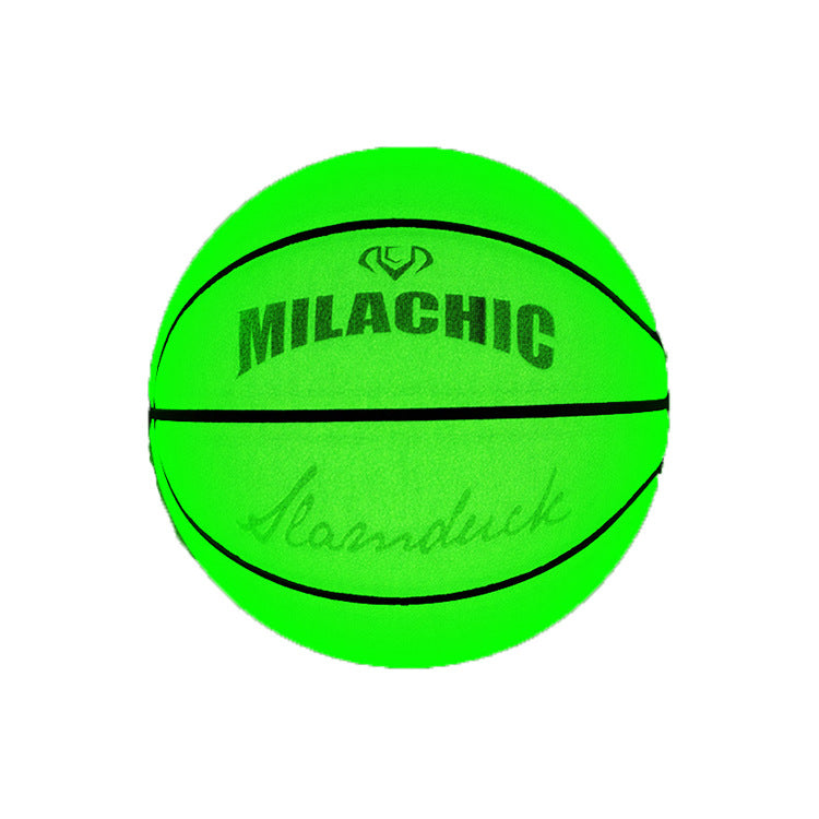 The Fluorescent green basketball