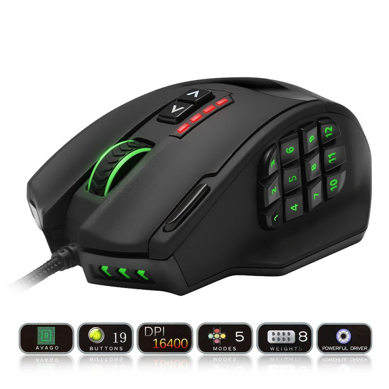 The RGB backlit gaming mouse