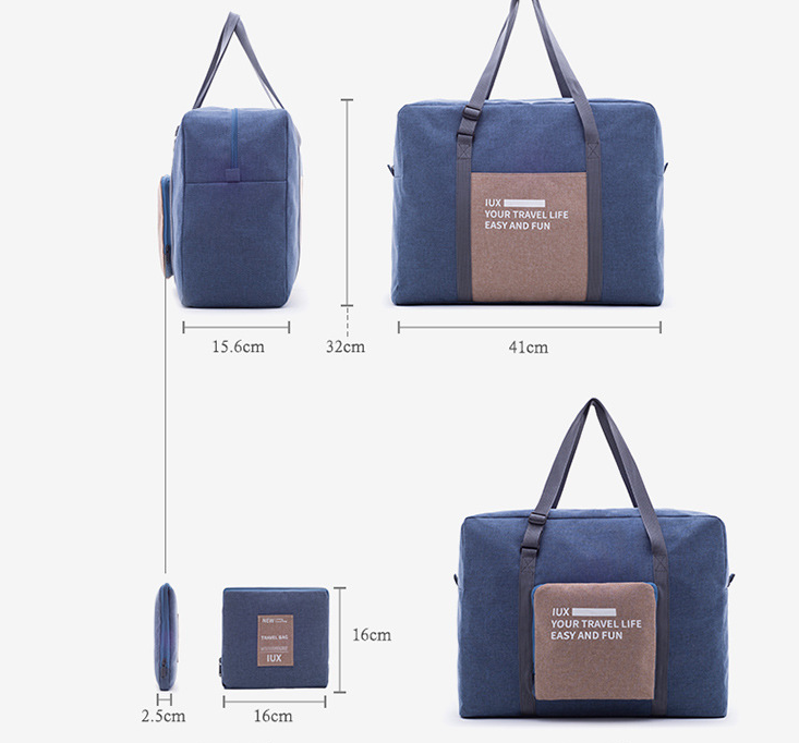 Portable collapsible large-capacity travel bag