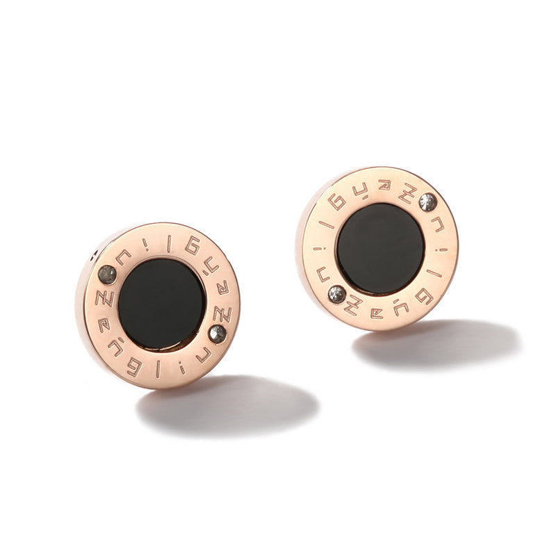 The Black ear studs