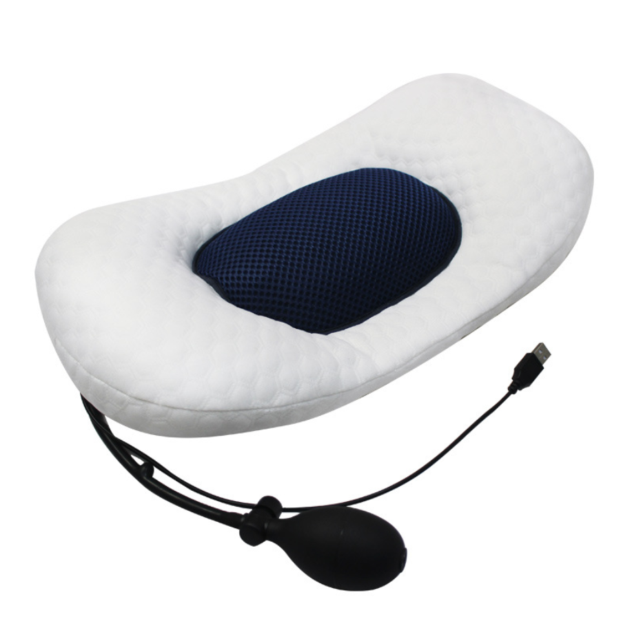 Inflatable heating support cushion for pregnant women