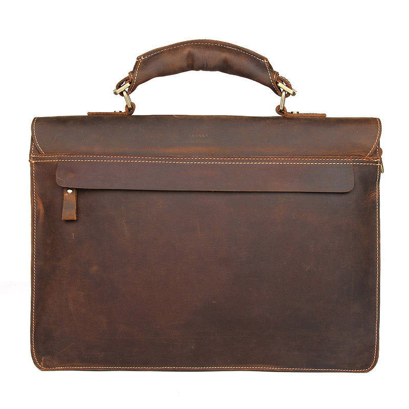 Vintage Leather Men's Briefcase