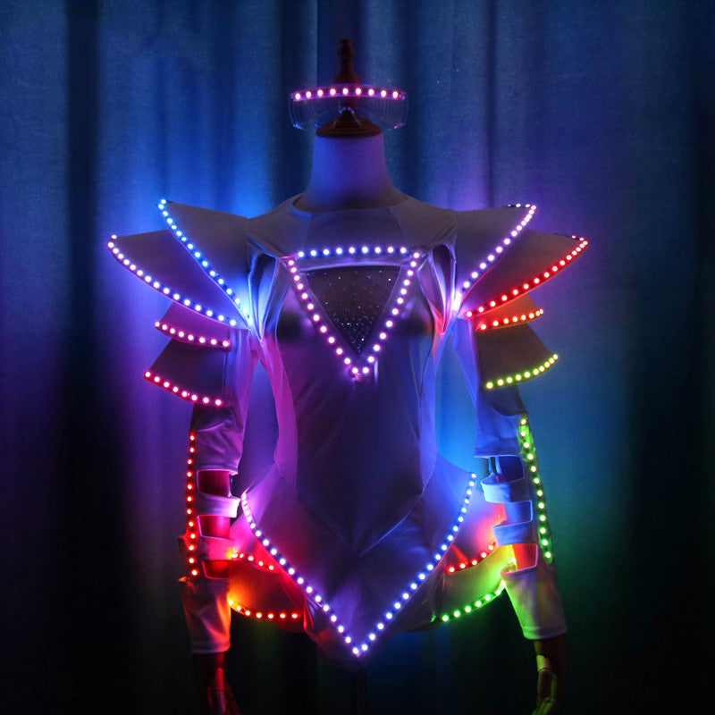 Impresive Full-color LED Light-up Skirt Costume