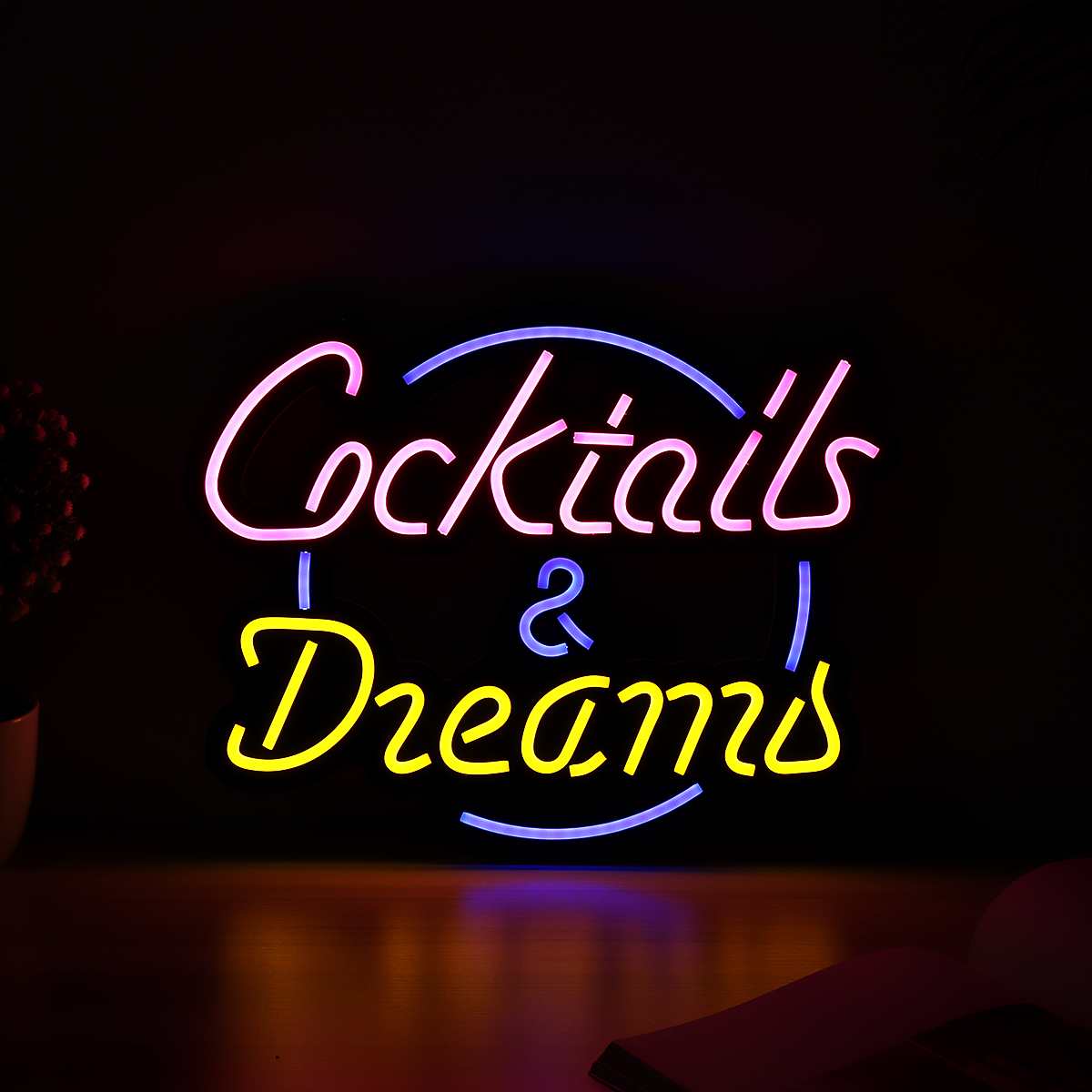 Neon Cocktail Tag