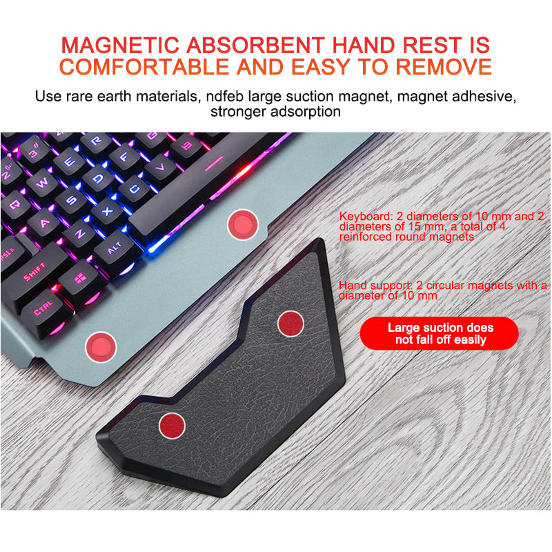 Ergonomic Wired Gaming Keyboard