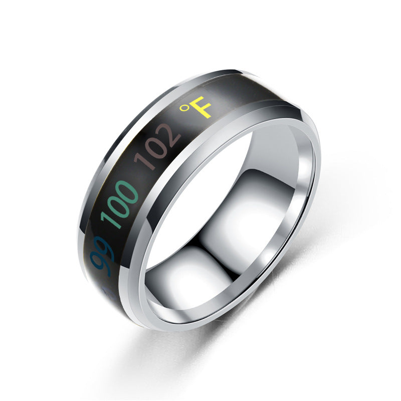 Fahrenheit Temperature Mood Couple Ring