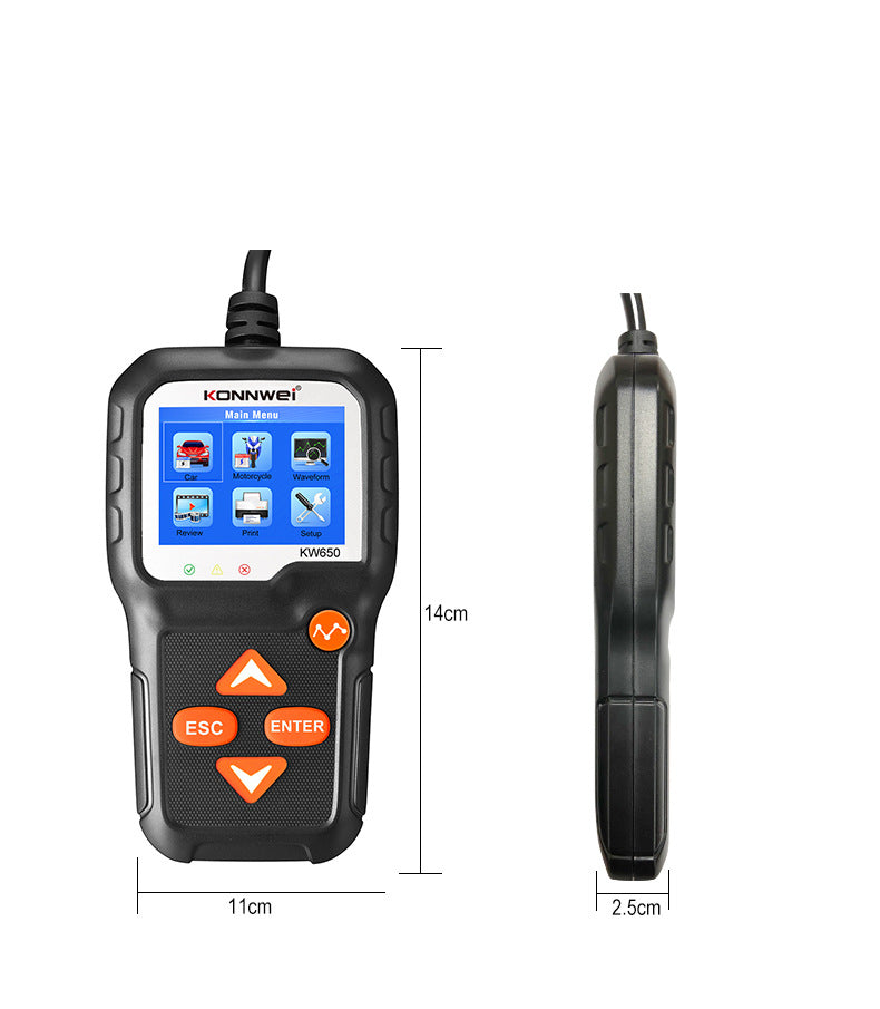 Auto Motorcycle Battery Tester