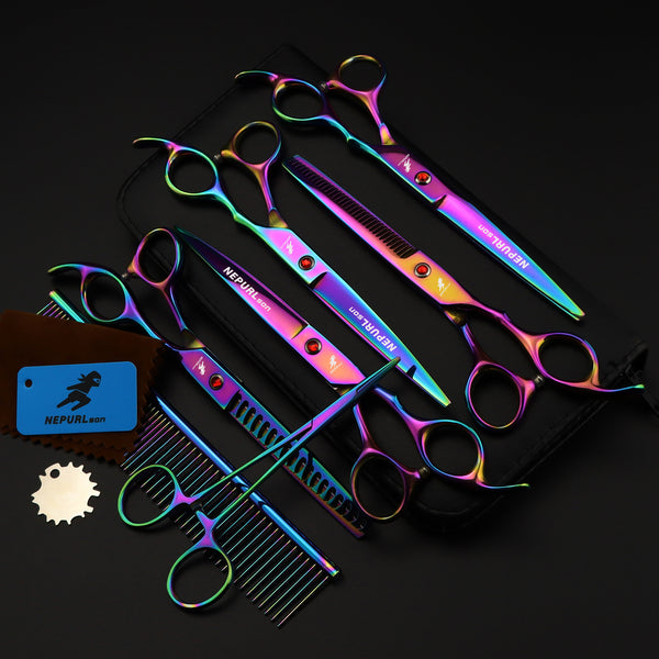 Electroplating Color Pet Grooming Set