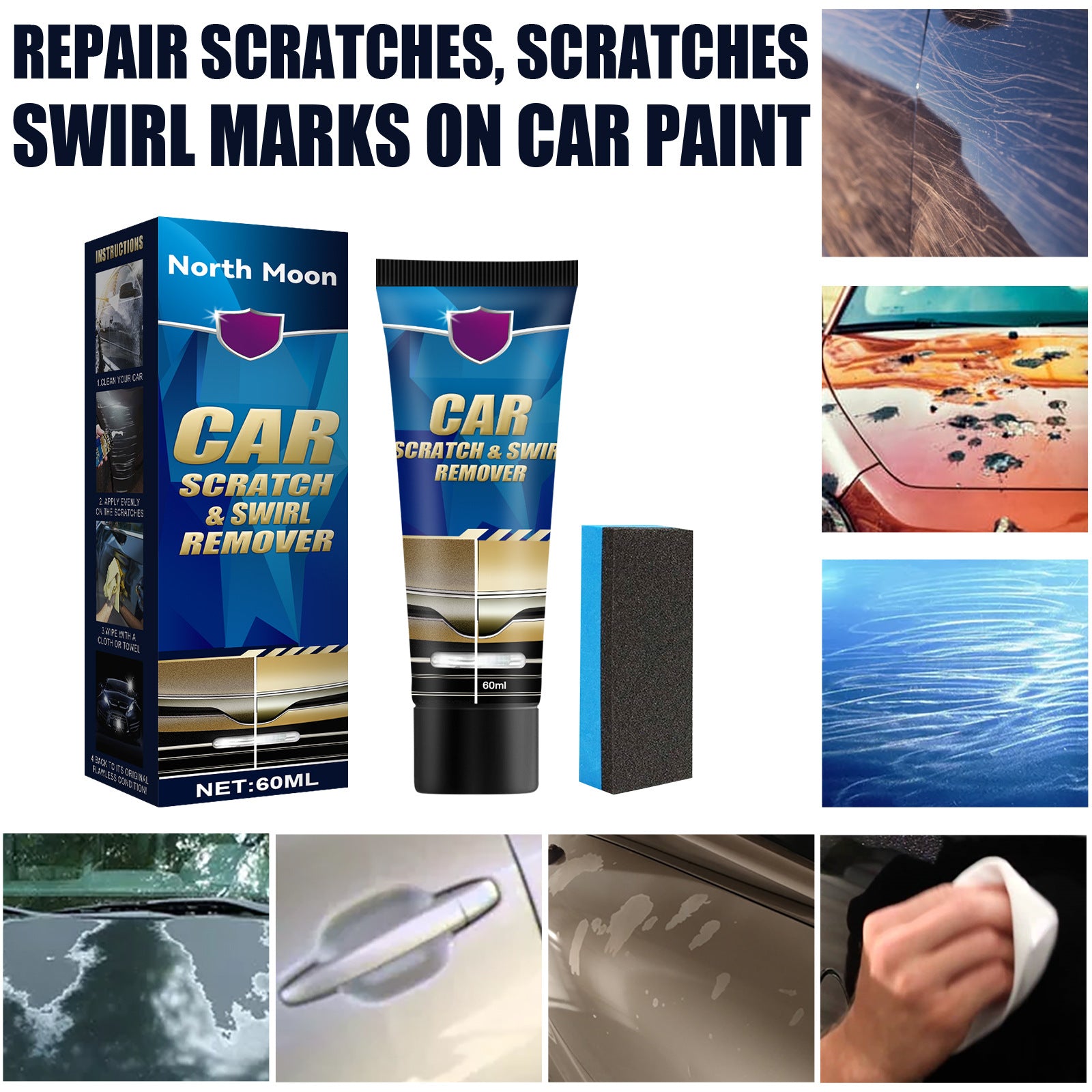 Car Scratch Recovery Cream Paint