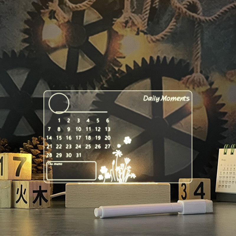 Creative Note Board Led Light