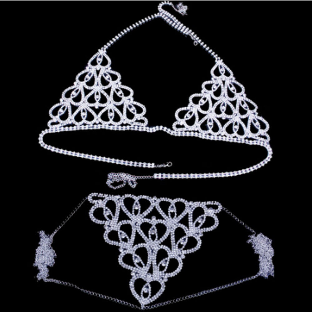 Rhinestone Love Bikini