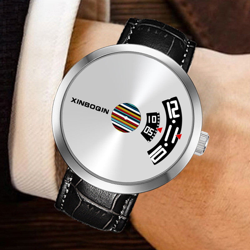 24 hour indication Pointer + Number stylish watch