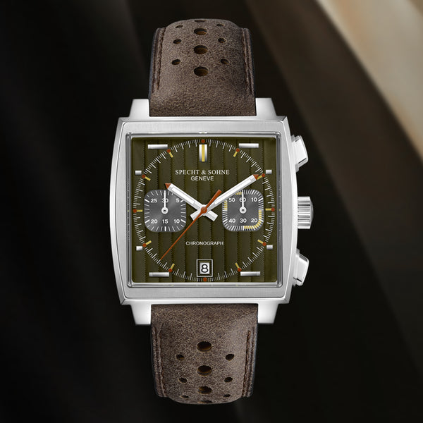 Trendy Rectangular Multifunction Motorcycle Watch