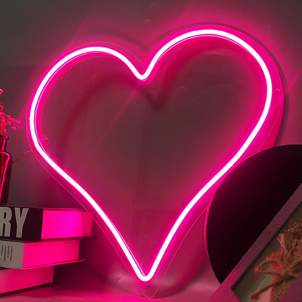 The Love Shape Neon Lamp