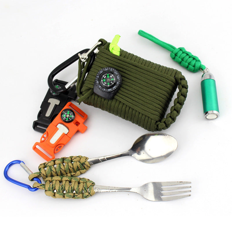 29-in-one outdoor emergency first aid kit