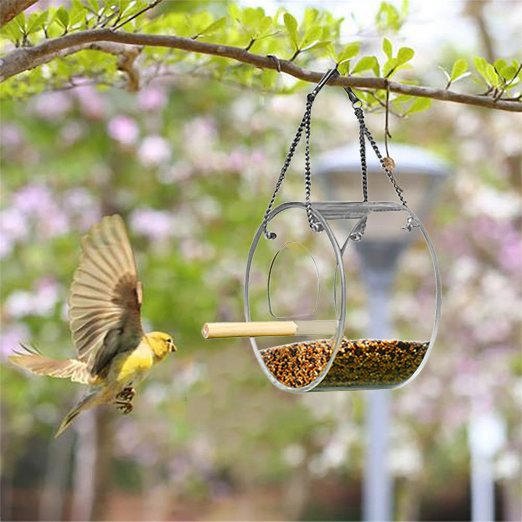 Acrylic Bird Food Box