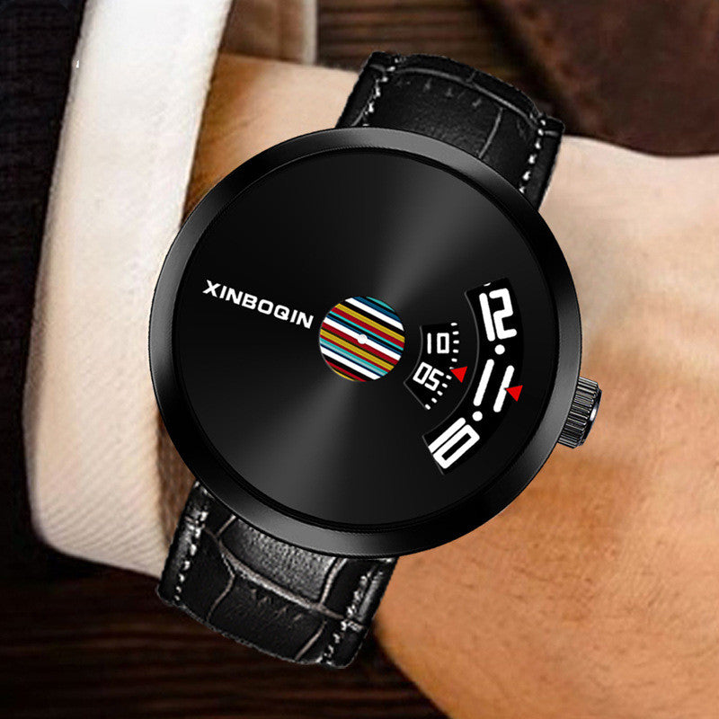 24 hour indication Pointer + Number stylish watch