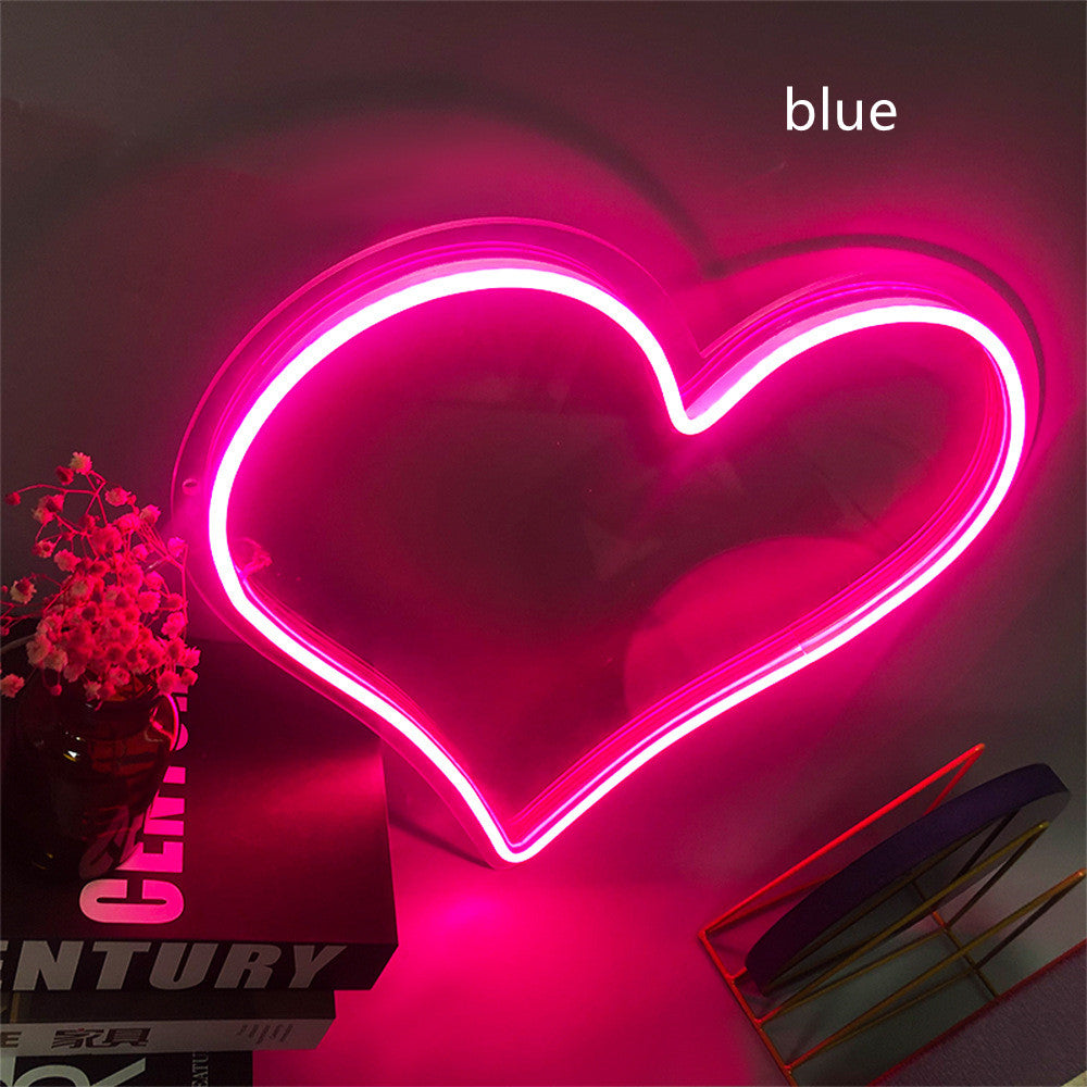 The Love Shape Neon Lamp