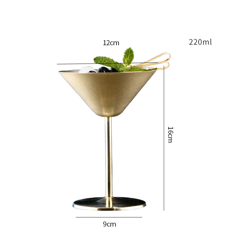 Stainless Steel Cocktail Glass Goblet