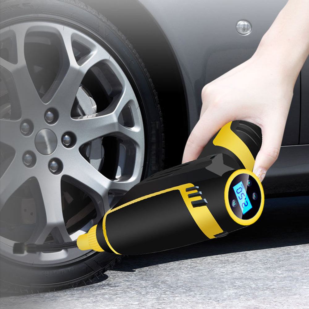 Car tire inflation digital screen pump