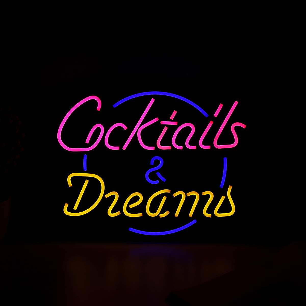 Neon Cocktail Tag