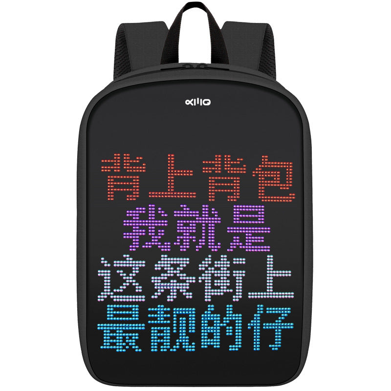 Three generations LED backpack