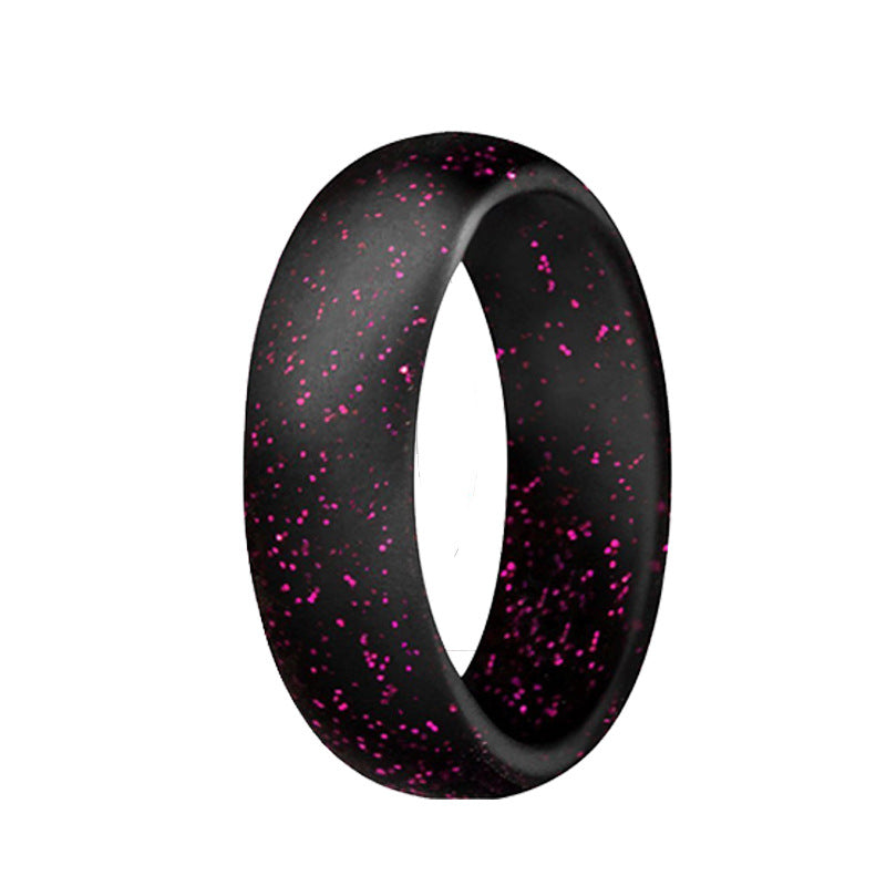 THE Glitter women's silicone ring