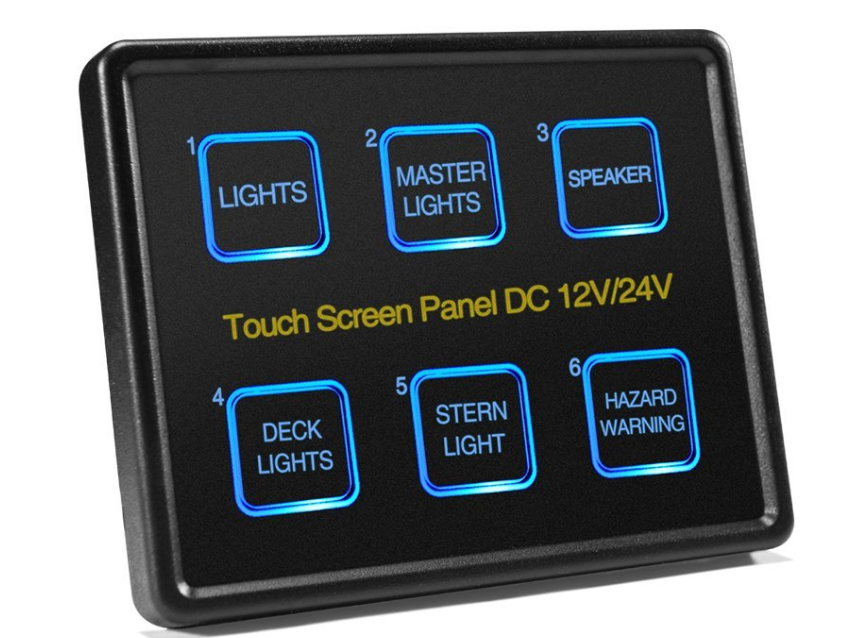 6-bit touch combination panel