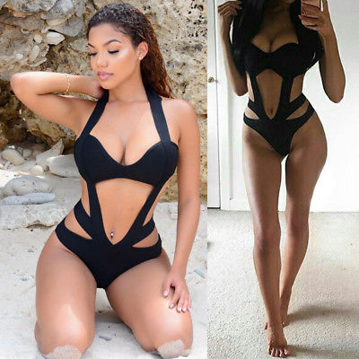 The Black Bodysuit Swimwear