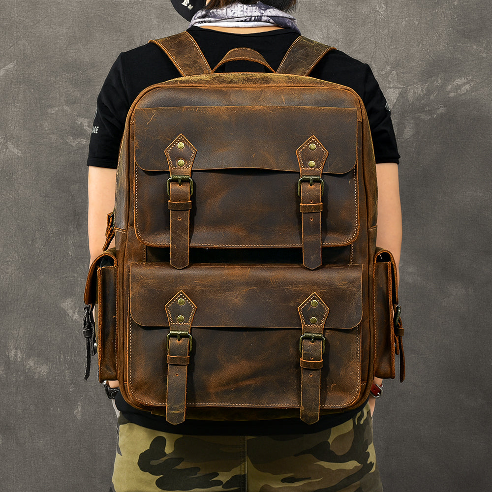 The Vintage Leather Backpack