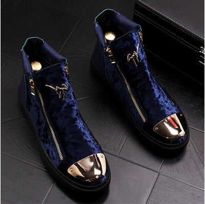 Iron Toe Trendy High-top Shoes