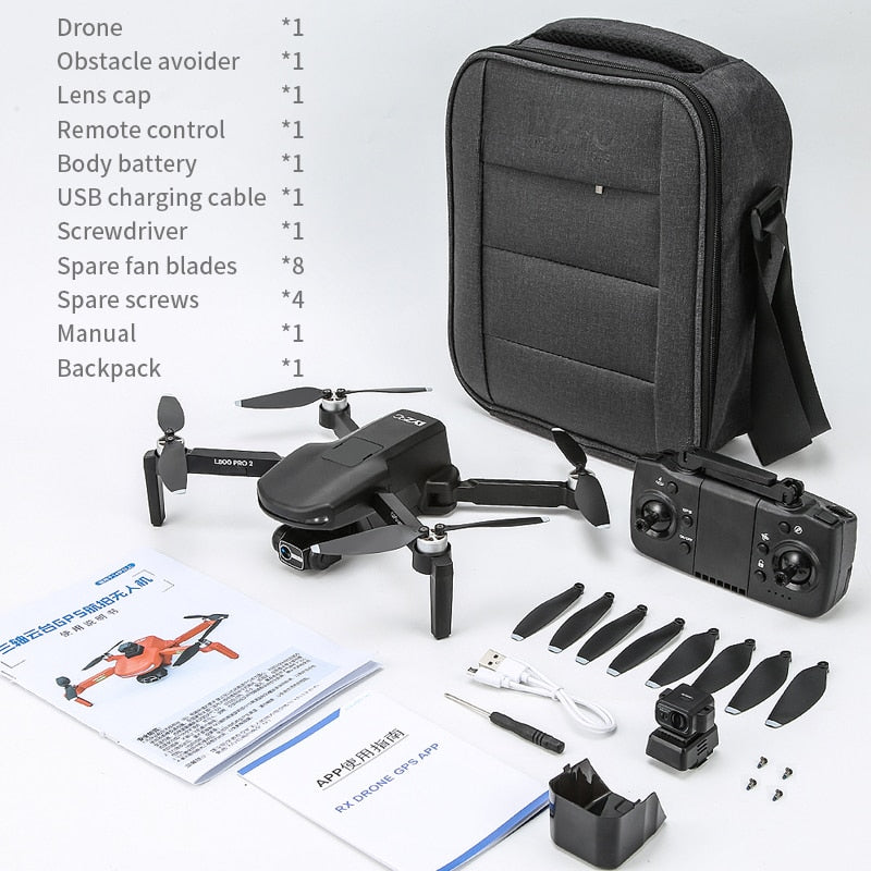 Professional 3-axis Anti-shake Foldable Quadcopter