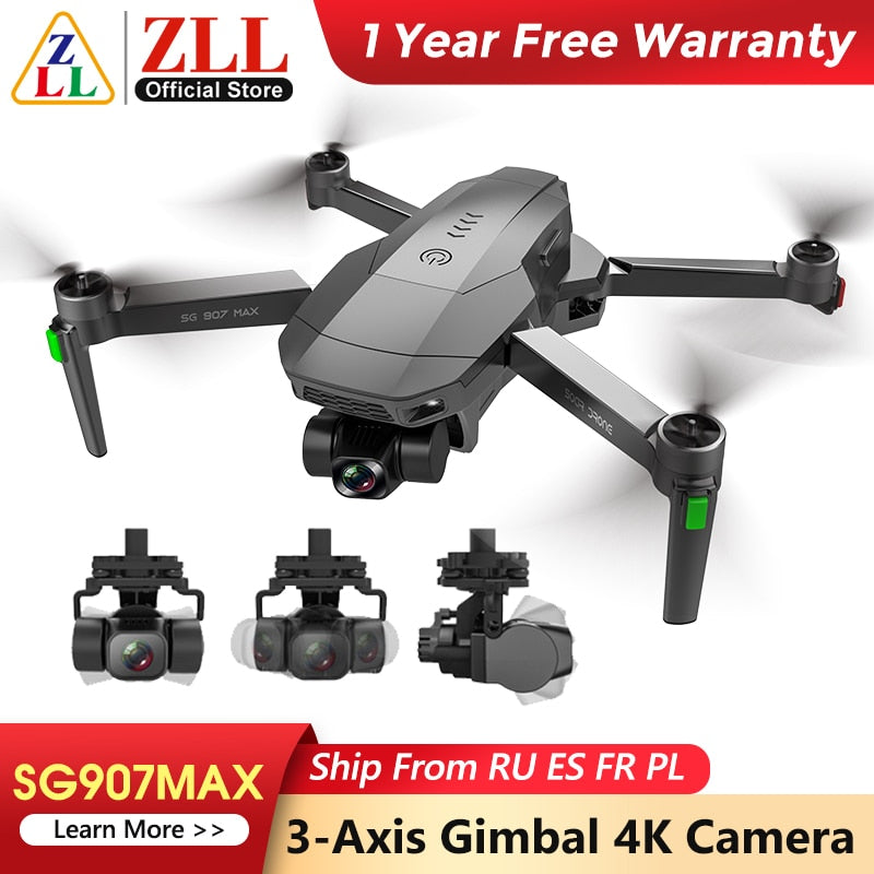 MAX 3-Axis Gimbal Professional RC Quadcopter Drone