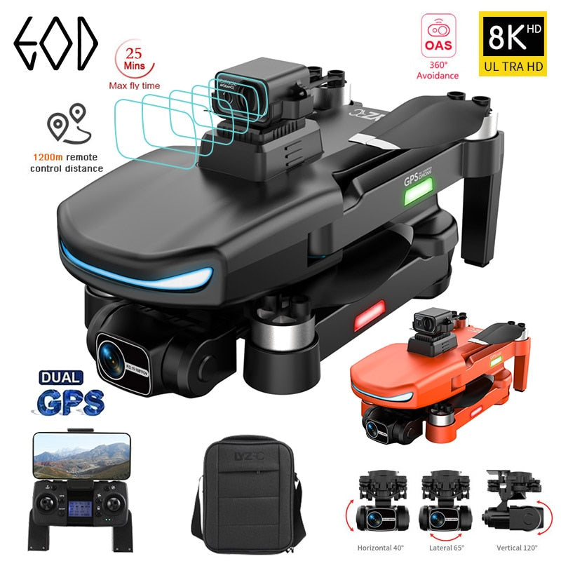 Professional 3-axis Anti-shake Foldable Quadcopter