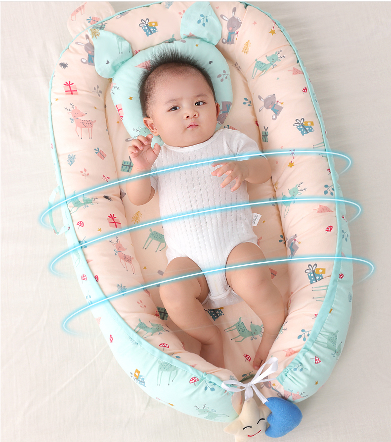 Baby's Anti-shock And Anti-pressure Sleeping Crib