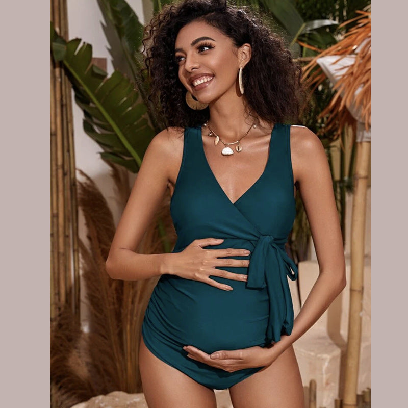 One Piece Pregnant Swimsuit