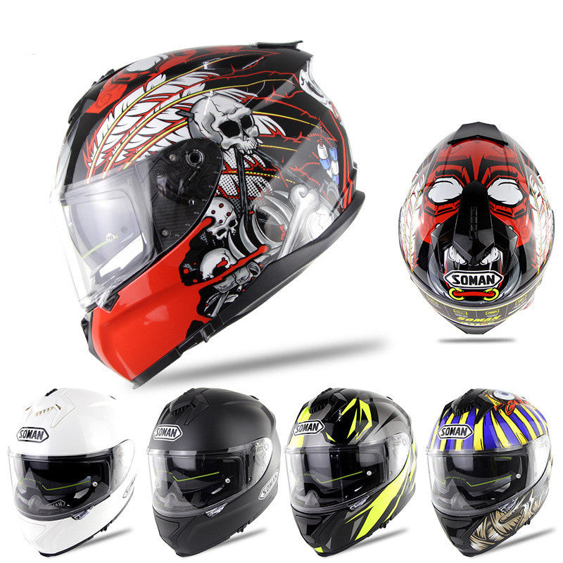 Motorcycle Double Lens Helmet