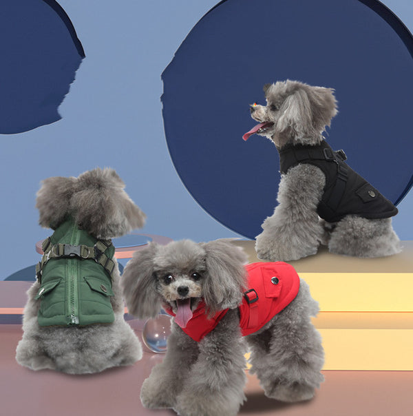 Cotton Zipper Dog Jackets