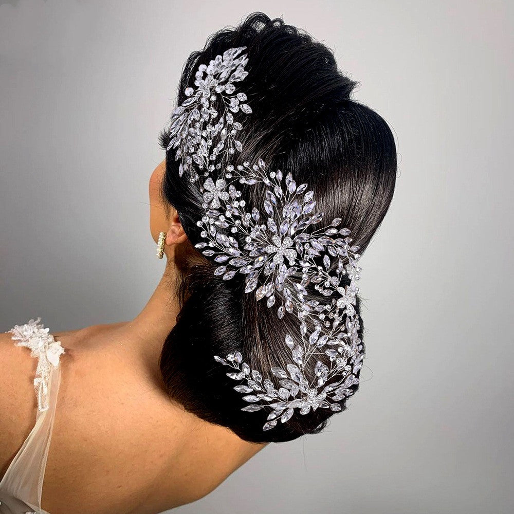 Rhinestone Alloy Flower Headband