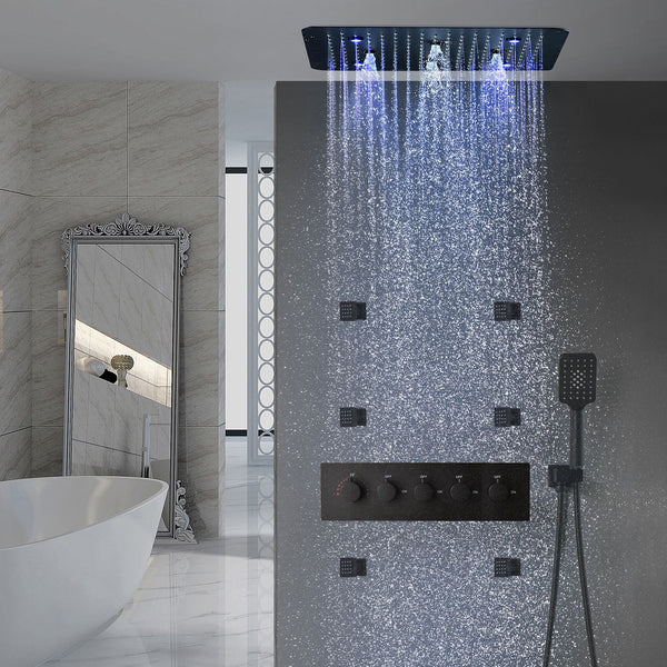 The Automatic Color Changing Multi-function Shower Head