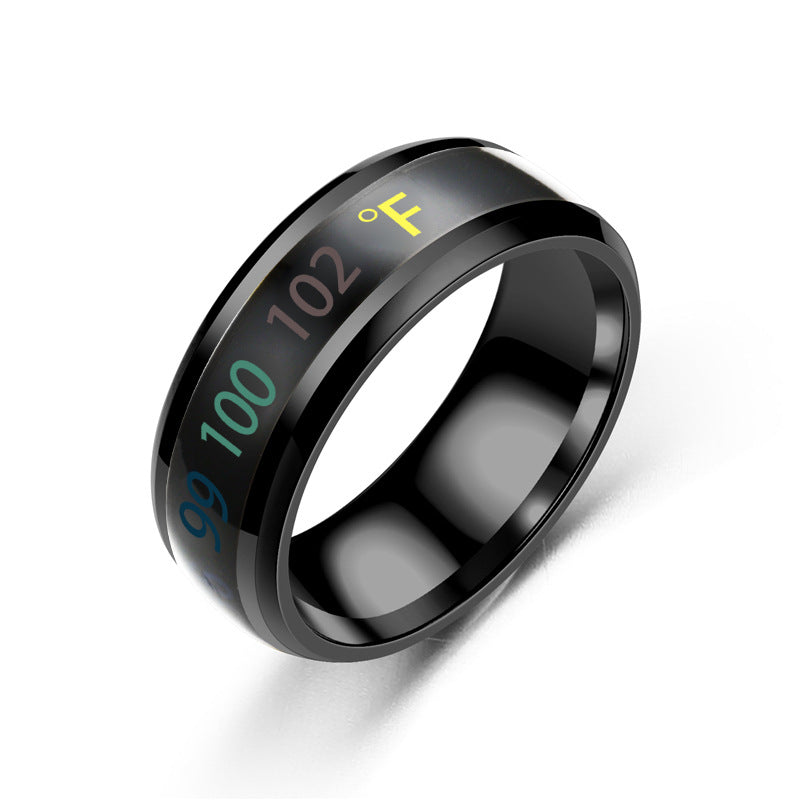 Fahrenheit Temperature Mood Couple Ring