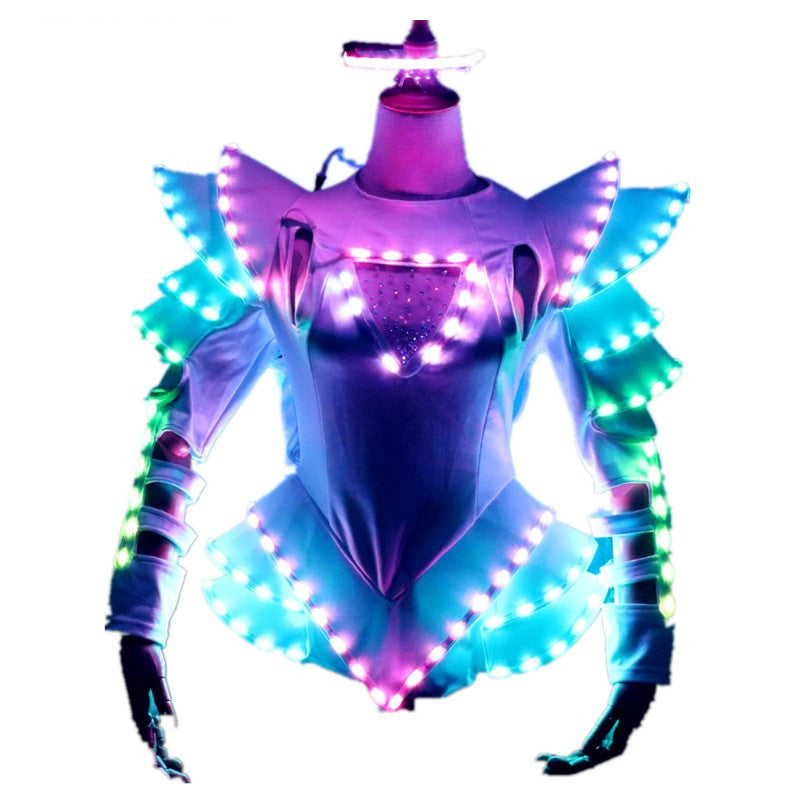 Impresive Full-color LED Light-up Skirt Costume