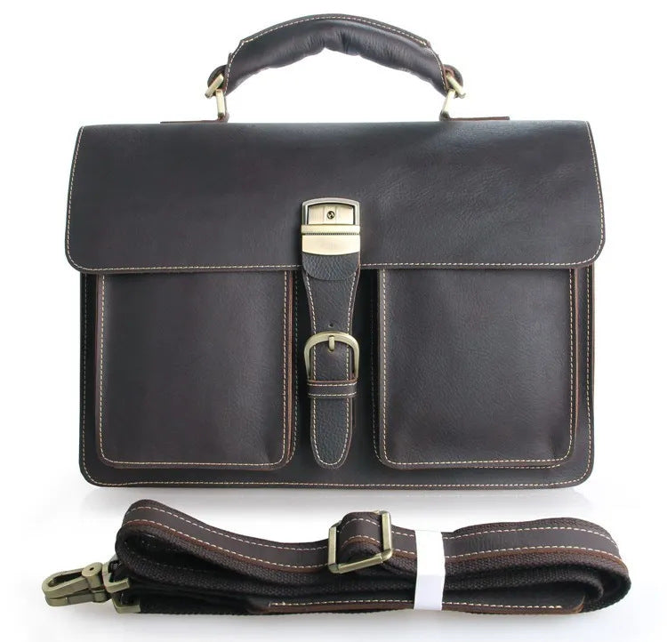 Vintage Leather Men's Briefcase