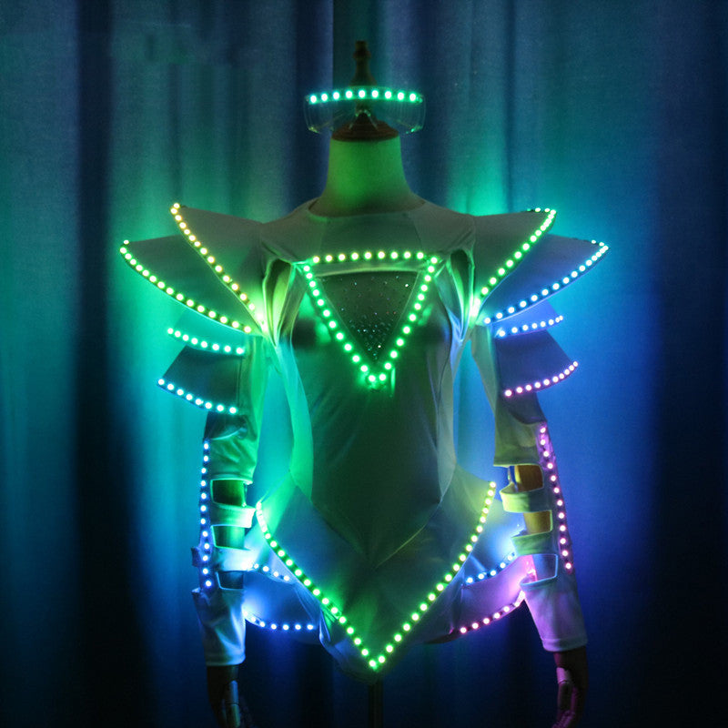 Impresive Full-color LED Light-up Skirt Costume