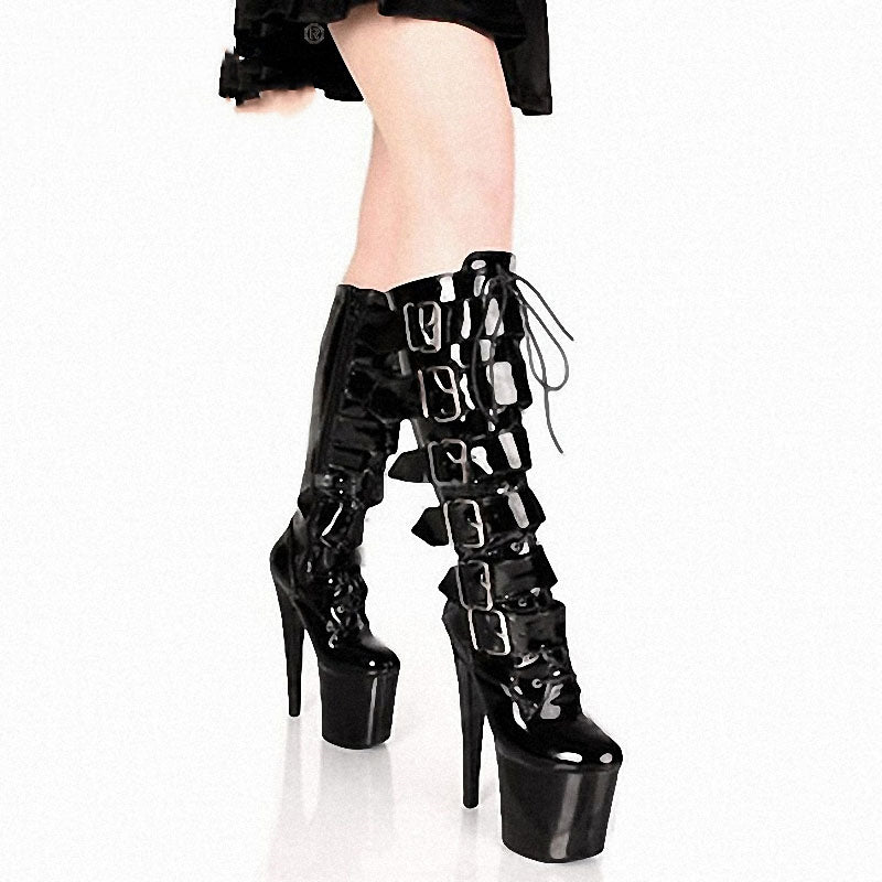 Sexy Steel Tube Boots